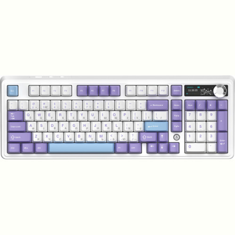 Клавиатура беспроводная Ajazz AK980 V2 Maillard Switch White (AK980-V2-M-PWB)