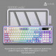 Клавиатура беспроводная Ajazz AK980 V2 Maillard Switch White (AK980-V2-M-PWB)