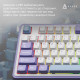 Клавиатура беспроводная Ajazz AK980 V2 Maillard Switch White (AK980-V2-M-PWB)