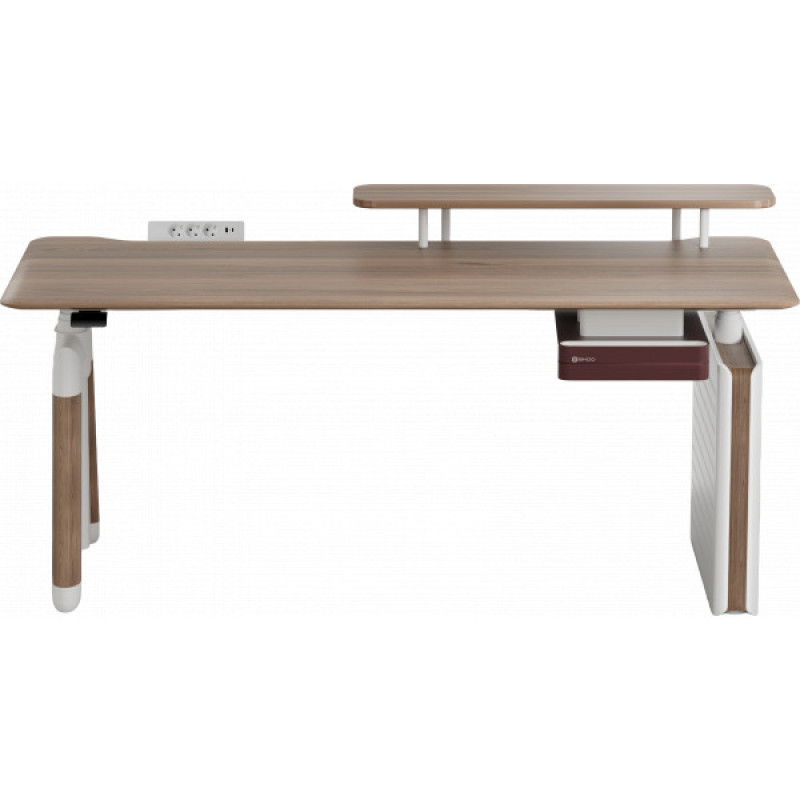 Компьютерный стол с электрорегулировкой высоты Sihoo D07 1.6m Maple/White