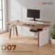 Компьютерный стол с электрорегулировкой высоты Sihoo D07 1.6m Maple/White