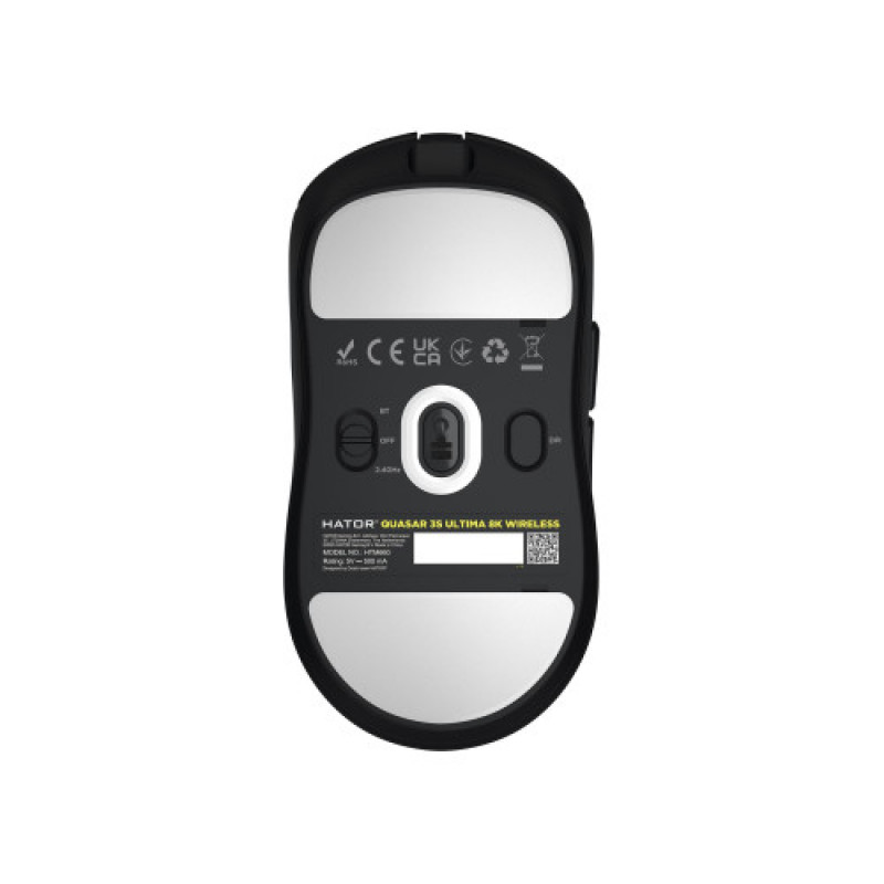 Мышь беспроводная Hator Quasar 3S Ultima 8K Wireless Black (HTM660)