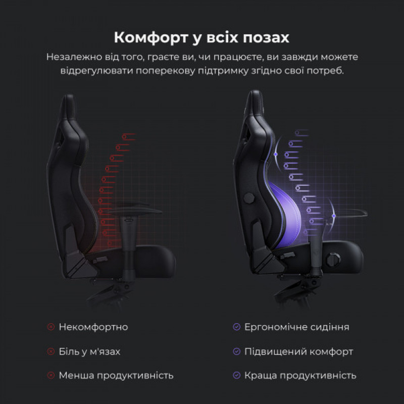 Крісло ігрове Anda Seat Kaiser 4 Cyber Green PVC Size XL (AD12YDDC-XLL-20-C-PV/C-01)