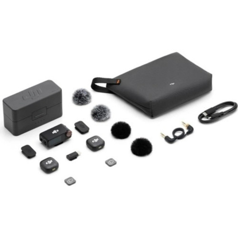 Мікрофонна радіосистема DJI Mic 3 (2 TX + 1 RX + Charging Case) (CP.RN.00000480.01)