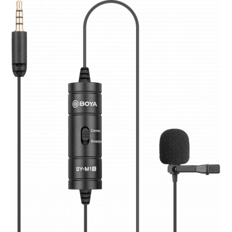 Універсальний петличний мікрофон BOYA BY-M1 Pro II Black