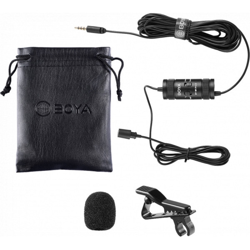 Універсальний петличний мікрофон BOYA BY-M1 Pro II Black