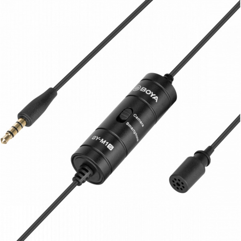Універсальний петличний мікрофон BOYA BY-M1 Pro II Black