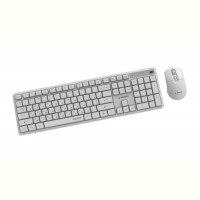 Комплект (клавіатура, миша) бездротовий Gembird KBS-WMS-01-W-CYRL White
