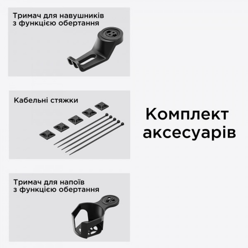 Стол с электрорегулировкой высоты Anda Seat Xtreme 1600x800 Black