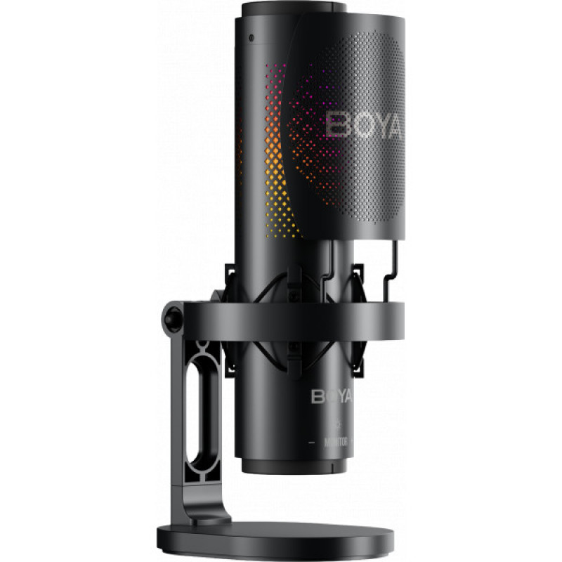Мікрофон конденсаторний зі зміною діаграми спрямованості BOYA K9 RGB Black