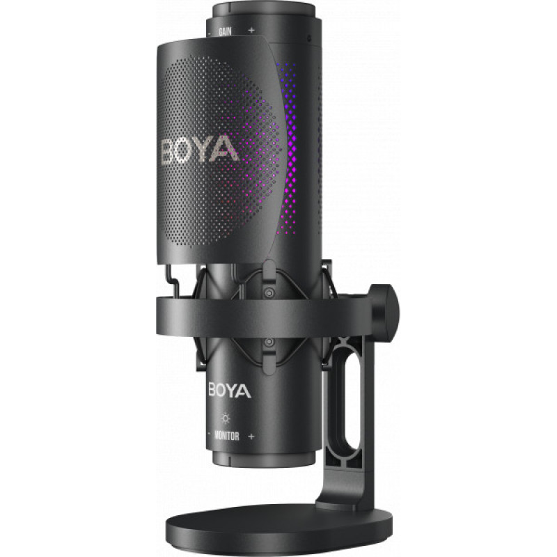 Мікрофон конденсаторний зі зміною діаграми спрямованості BOYA K9 RGB Black