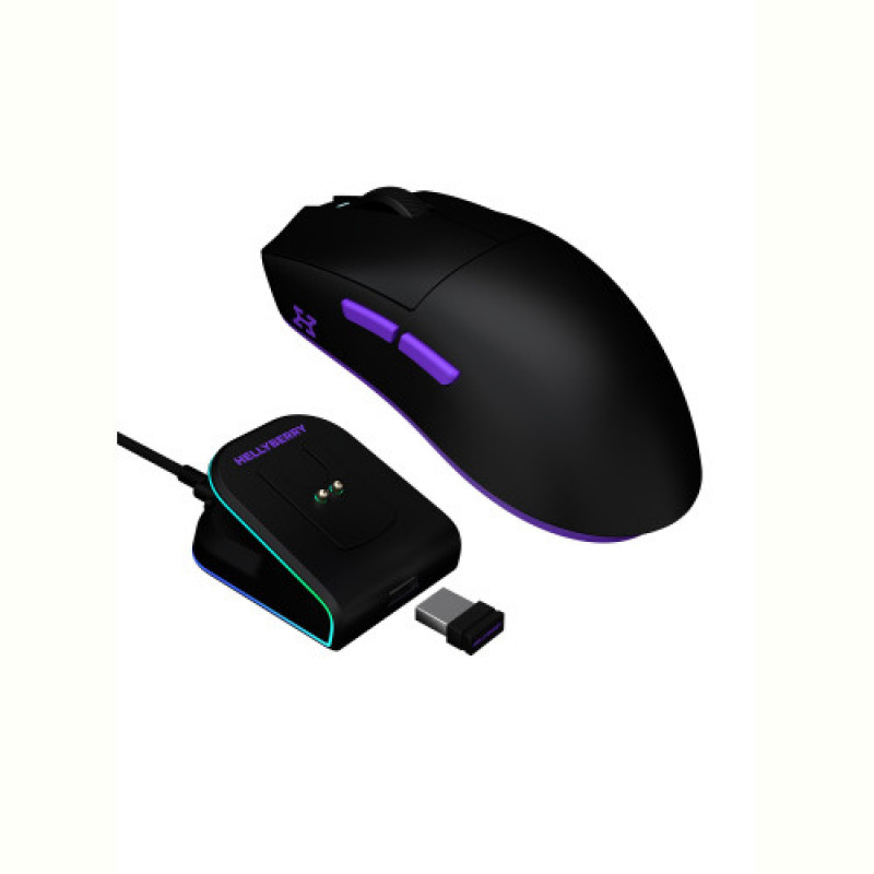 Мышь беспроводная Hator Hellyberry HM47 Wireless Black/Violet (HM47_black_violet)