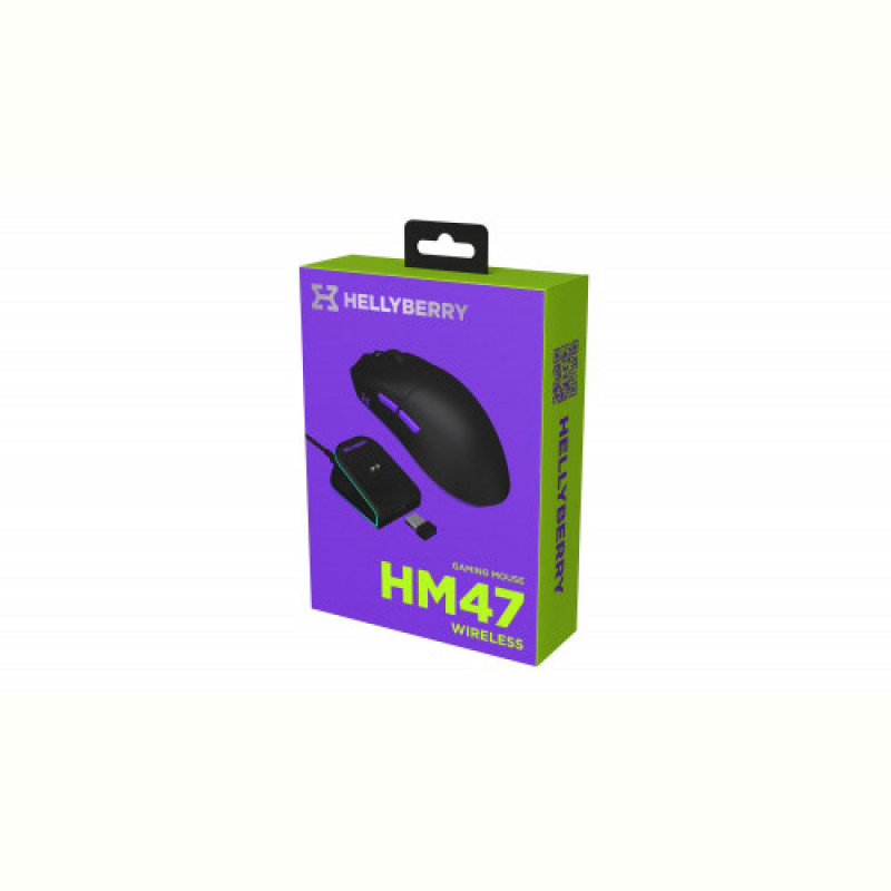 Мышь беспроводная Hator Hellyberry HM47 Wireless Black/Violet (HM47_black_violet)