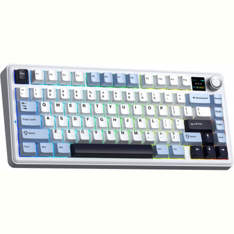 Клавіатура бездротова Aula F75 Max White (6978080501158)