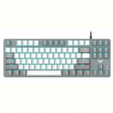 Клавиатура Aula Mechanical F3287 White/Grey Keycap KRGD Blue (6948391240688)