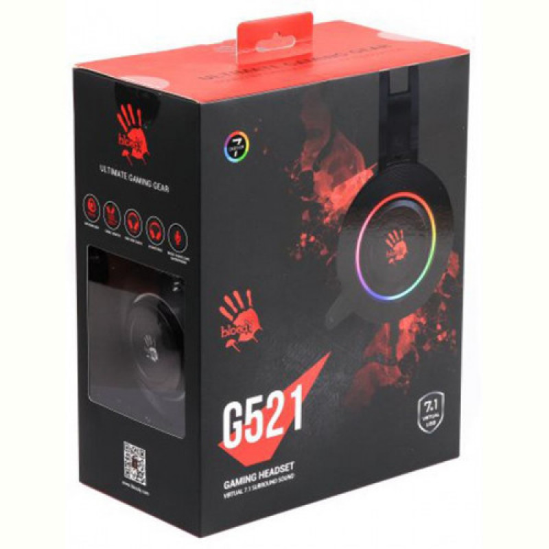 Гарнітура Bloody G521 Black