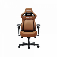 Крісло геймерське ігрове Anda Seat Kaiser 4 V2 Size XL Brown PVC