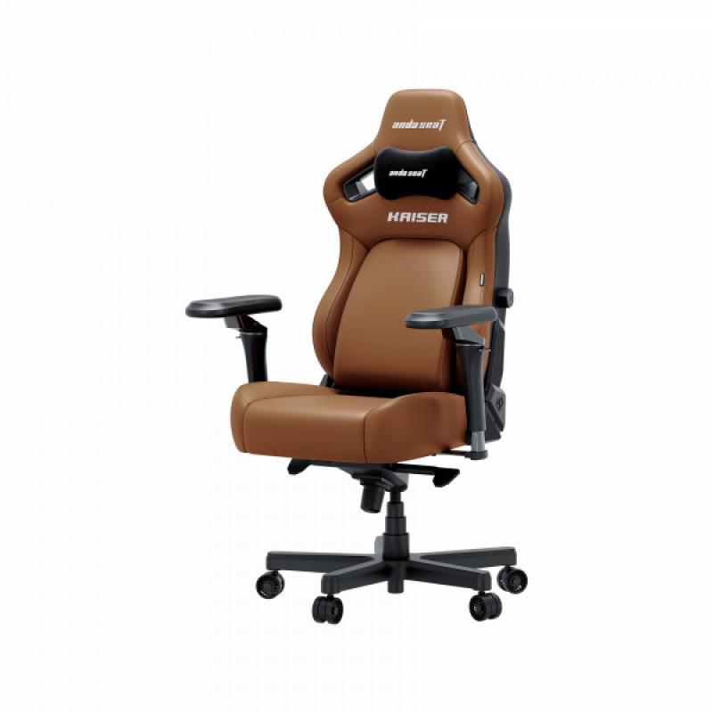 Крісло геймерське ігрове Anda Seat Kaiser 4 V2 Size XL Brown PVC