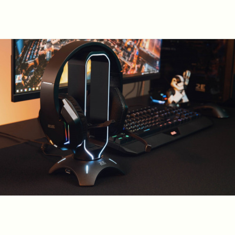 Гарнітура 2E Gaming HG315 RGB USB 7.1 Black (2E-HG315BK-7.1)