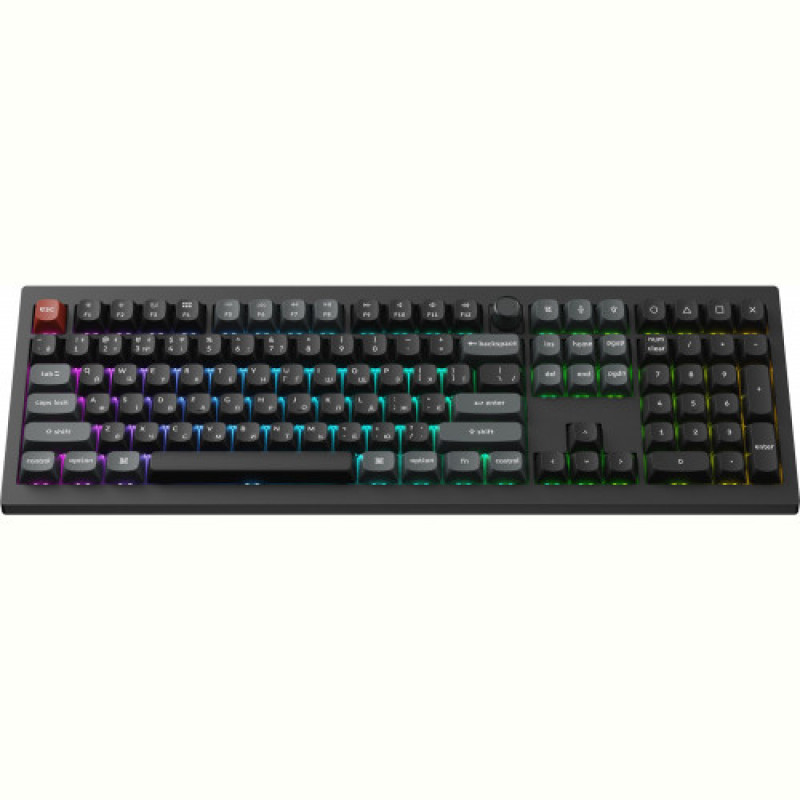 Клавиатура беспроводная Keychron V6 Ultra Keychron Red Switch Black RGB (V6U-D1-UA)