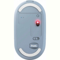 Мышь беспроводная Trust Puck Rechargeable Blue (24126)