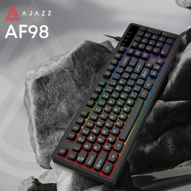 Клавіатура Ajazz AF98 Black USB-C Black (AF98-B)