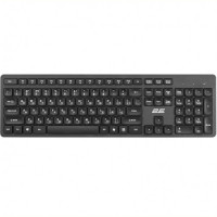 Клавіатура бездротова 2E KS260 WL EN/UKR Black (2E-KS260WB)
