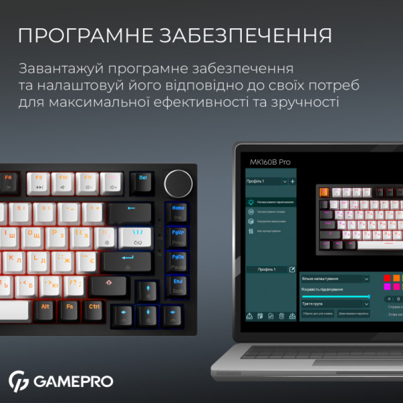 Дротова магнітна клавіатура Asgard Valhalla MAX (MK160B MAX) 75% Magnetic switches