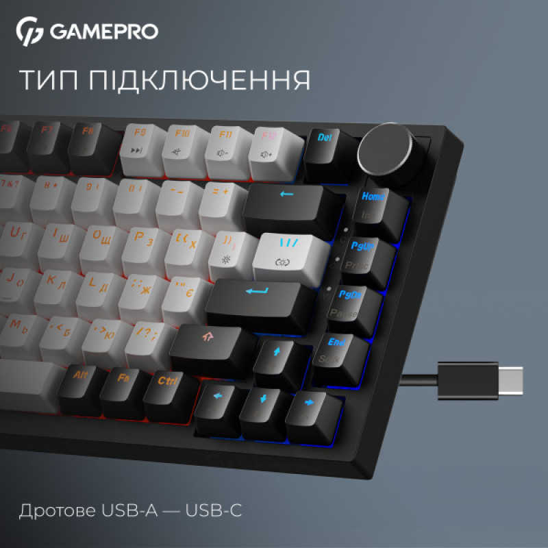 Дротова магнітна клавіатура Asgard Valhalla MAX (MK160B MAX) 75% Magnetic switches