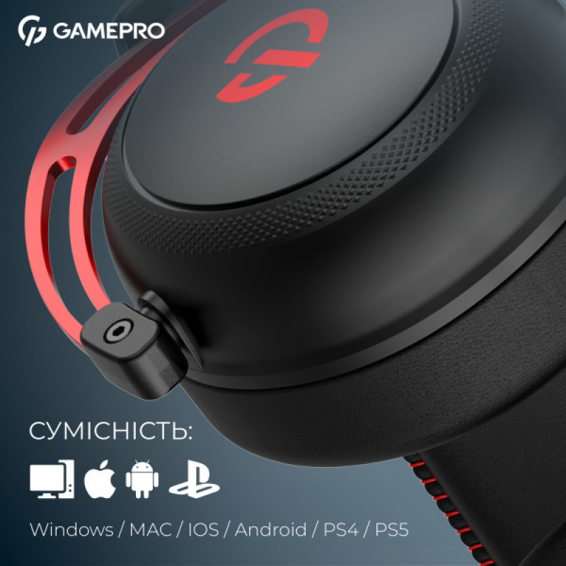 Беспроводная игровая гарнитура GamePro Asgard Skald (HS850BR)