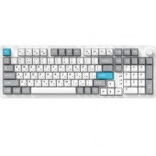 Клавіатура бездротова GamePro Asgard Drakkar Keychron Super Red Switch White (MK305WH)
