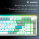 Клавіатура бездротова GamePro Asgard Drakkar Keychron Super Red Switch White (MK305WH)