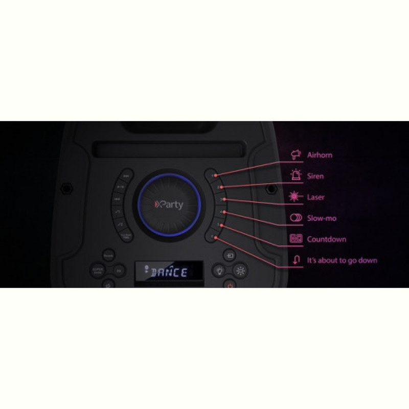 Акустическая система Sharp XParty Street Beat PS-949 Black